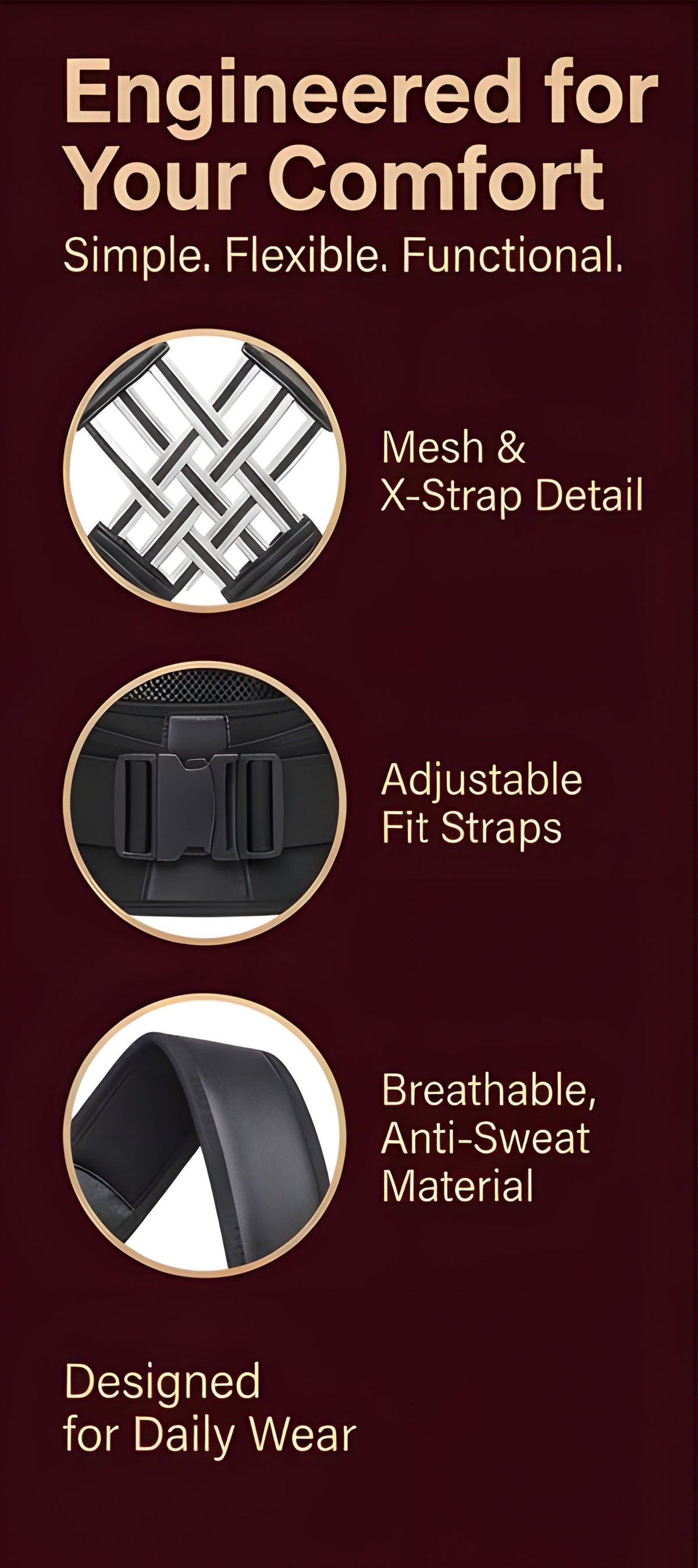 The Vega Posture Corrector for Shoulder and Back Support - Landing Image 3