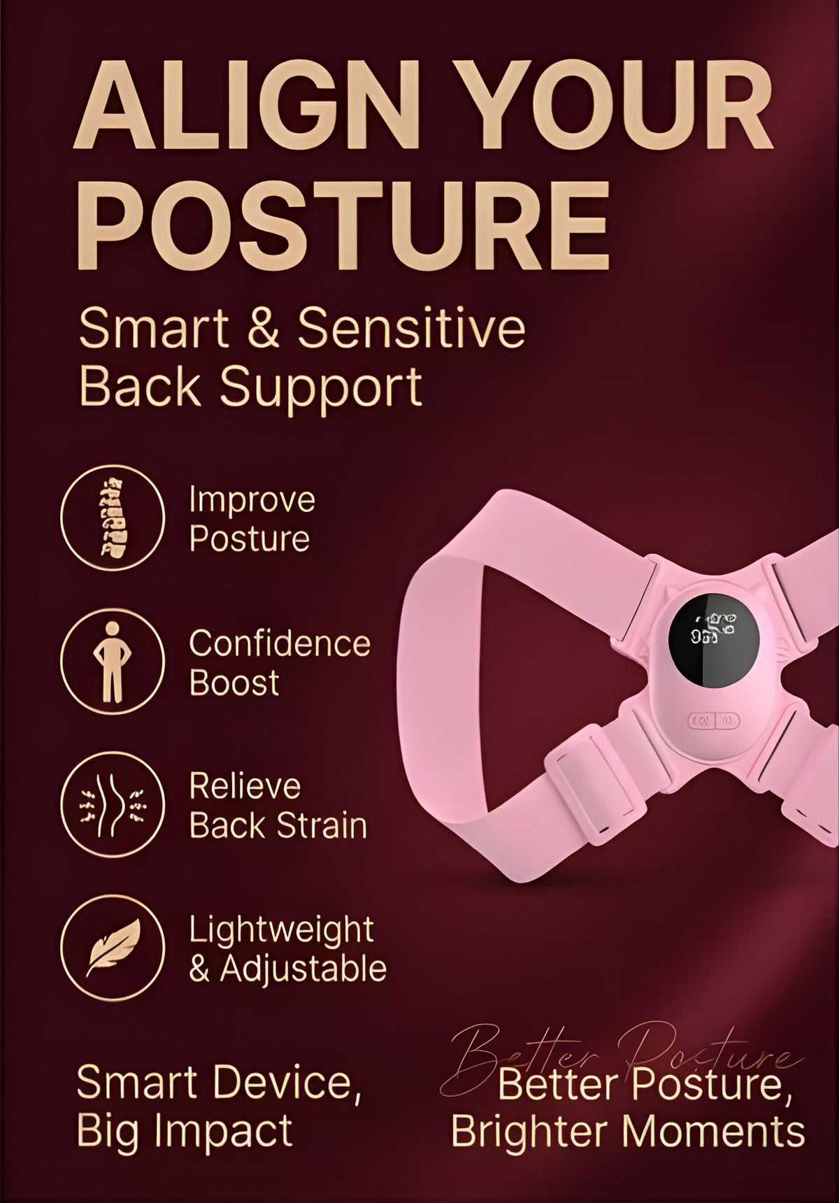 The Vega Posture Corrector - Landing Image 1