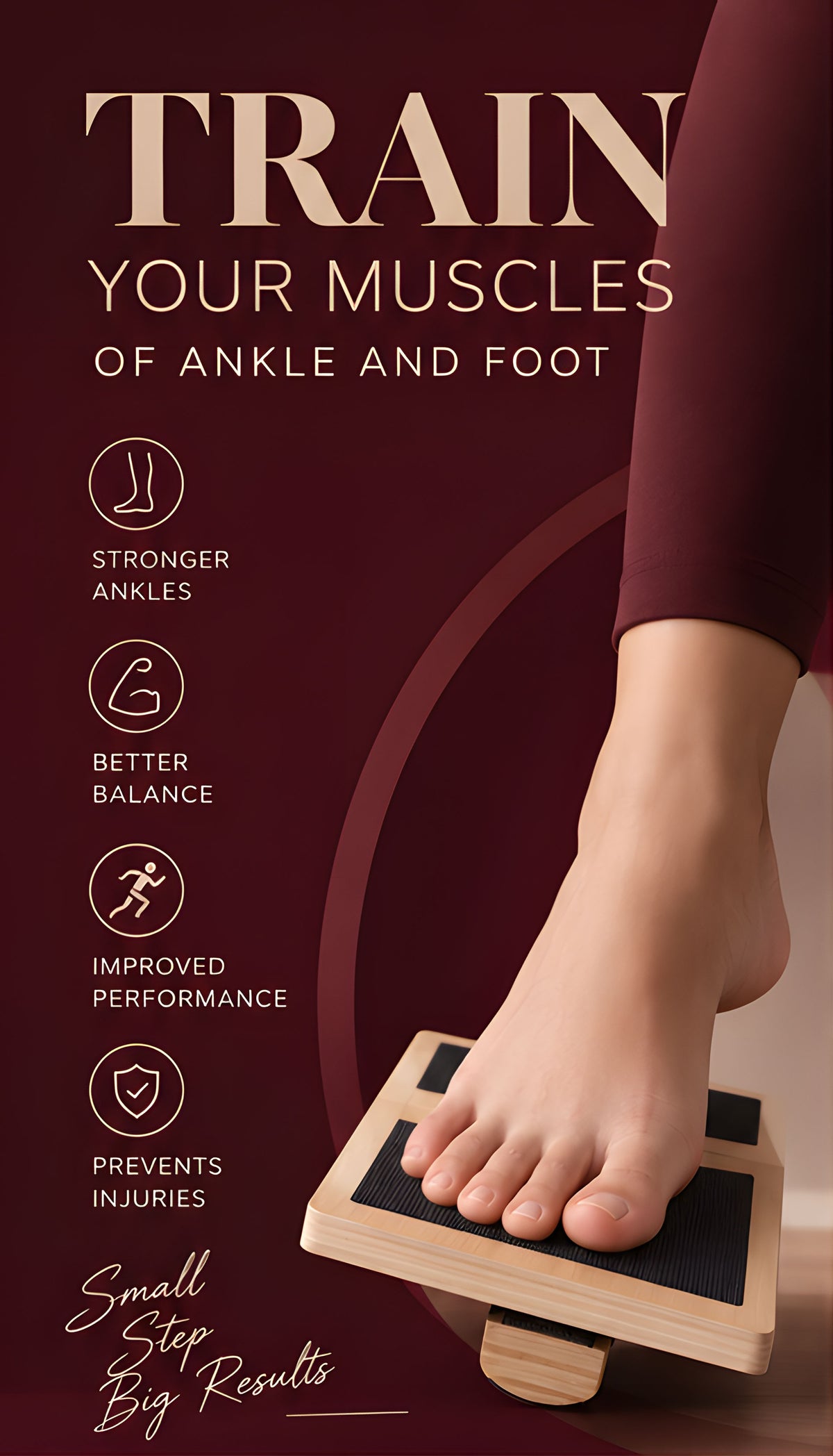 The Vega Ankle Balance Board - Landing Image 1