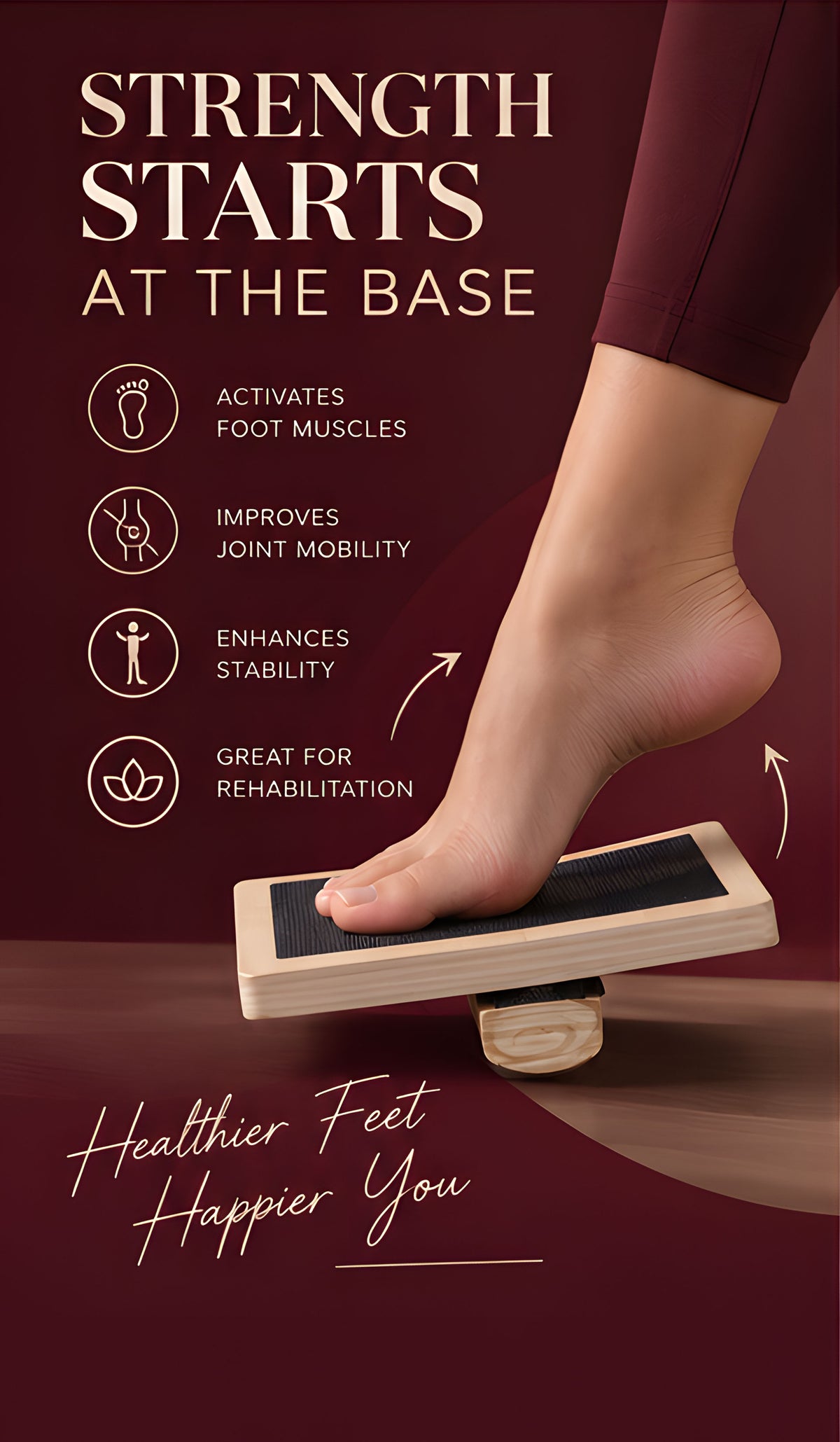 The Vega Ankle Balance Board - Landing Image 3