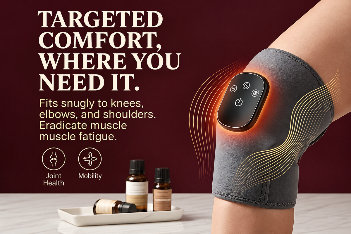 The Vega Electric Heating Ankle Protector with Vibration Massage and Graphene Technology - Landing Image 2