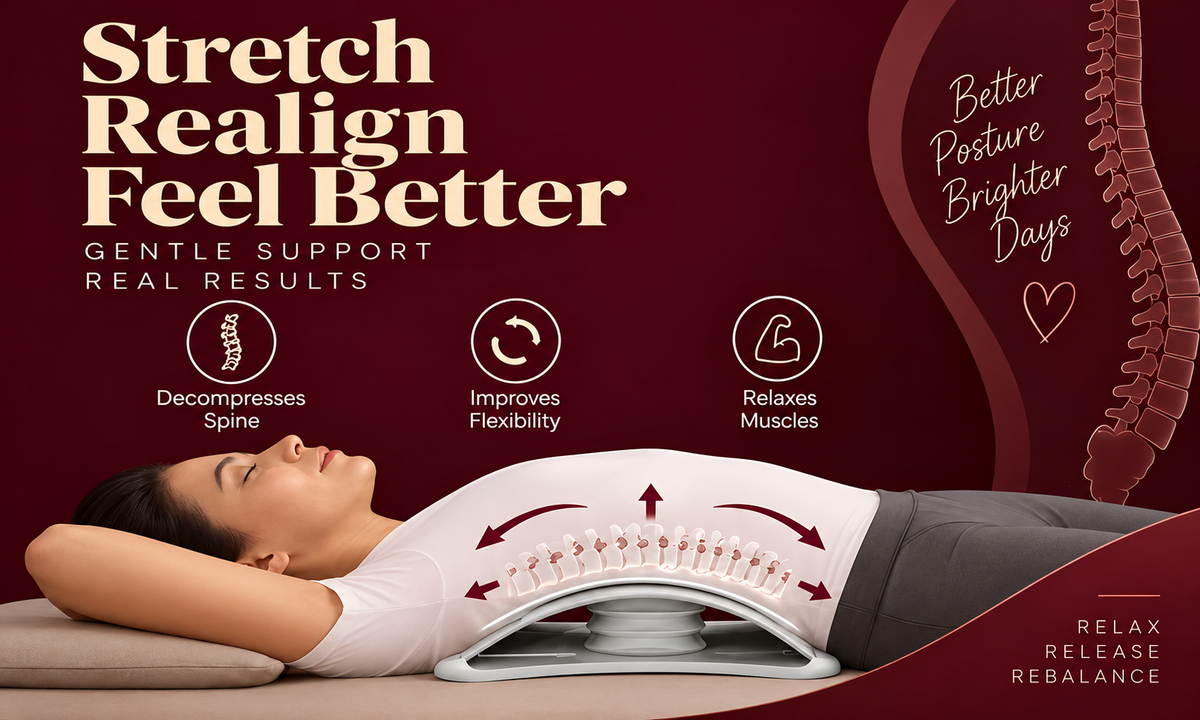 The Vega Inflatable Lumbar Reliever, Adjustable Air Bag Waist Support Plate to Relieve Lumbar Disc and Waist Stretching Artifact Wholesale - Landing Image 2
