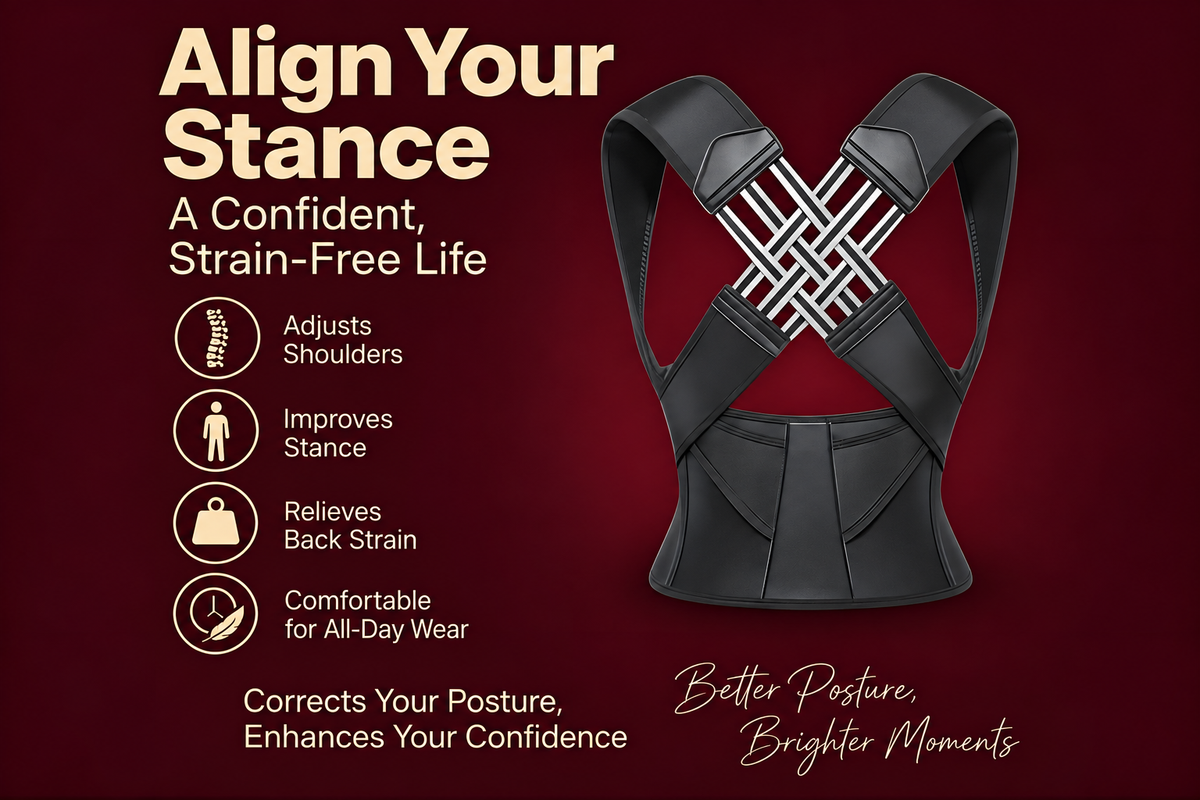 The Vega Posture Corrector for Shoulder and Back Support - Landing Image 3