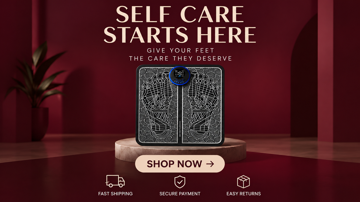 The Vega EMS Foot Massage Pad with Pulse Technology - Landing Image 2